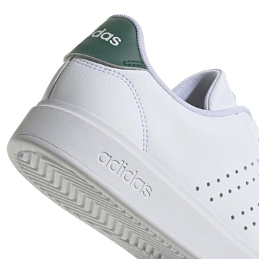 adidas Advantage 2.0 Sneaker - Men Schuh (ftwr white/core black/collegiate green, 42 2/3) - Markenkoffer