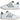 adidas Grand Court 2.0 Sneaker - Schuh Men (ftwr white/silver green/collegiate green, 45 1/3) - Markenkoffer