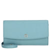 Aigner Wallet on Chain - Portafoglio 14cc 21.5 cm RFID (colore: blu acquamarina)