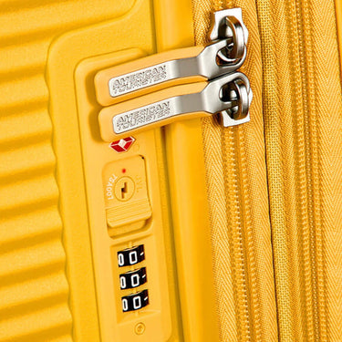 American Tourister Soundbox - 4-Rollen-Kabinentrolley 55 cm erw. (gelb) - Ansicht 4