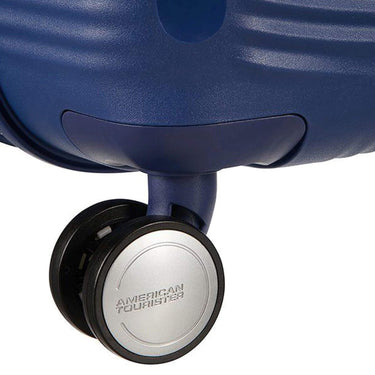 American Tourister Soundbox - 4 - Rollen - Kabinentrolley 55 cm erw. (blau) - Markenkoffer