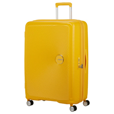 American Tourister Soundbox - 4 - Rollen - Trolley 80 cm erw. (gelb) - Markenkoffer