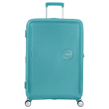 American Tourister Soundbox - 4 - Rollen - Trolley 77 cm erw. (türkis) - Markenkoffer