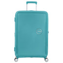 American Tourister Soundbox - 4-Rollen-Trolley 77 cm erw. (türkis)