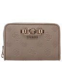 Guess Anise SLG Medium Zip - Geldbörse 4cc 14 cm (dark taupe logo)