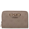 Guess Anise SLG Medium Zip - Geldbörse 4cc 14 cm (dark taupe logo)