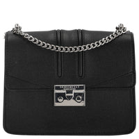 Seidenfelt Roros - Borsa a tracolla 21 cm (black/silver)