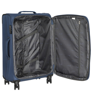 D&N Travel Line 6804 - 4-Rollen-Trolley M 66 cm (blau) - Ansicht 6