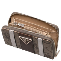Guess Laurel II SLG Medium Zip - Portafoglio 4cc 14 cm (logo carbone)