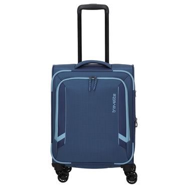 Travelite Corsiica - 4-Rollen-Kabinentrolley S 55 cm erw. (blue) - Ansicht 2