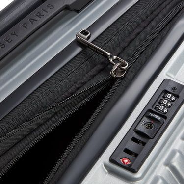 Delsey Paris Rempart 2.0 - 4-Rollen-Kabinentrolley S 55 cm erw. (silber) - Ansicht 3