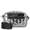 Lacoste The Blend - Borsa a tracolla 19 cm (silber schwarz)