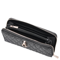 Guess Tamara SLG Zip Around Wallet L - Portafoglio 12cc 20 cm (black)