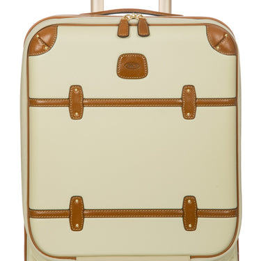 Brics Bellagio - 4-Rollen-Kabinentrolley mit Vortasche 55 cm erw. recycelt (cream) - Ansicht 9
