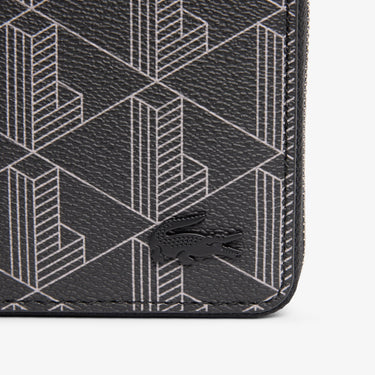 Lacoste The Blend - Geldbörse 3cc 11 cm RFID (monogram noir gris) - Ansicht 3
