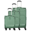 Travelite Kick Off - Set trolley con 4 ruote 3 pz. (Sage Green)