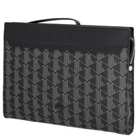 Lacoste The Blend - Borsa per laptop 13" 34.5 cm (monogram noir gris)