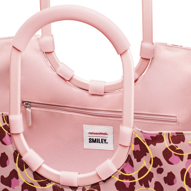 reisenthel shopping loopshopper L - Einkaufstasche mit Bügel 46 cm (smiley leo blush) - Ansicht 3