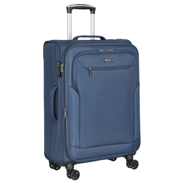 D&N Travel Line 6804 - 4-Rollen-Trolley M 66 cm (blau) - Ansicht 5