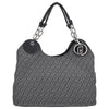 Liu Jo Faiza Satchel - Borsa a spalla M 34 cm (nero)