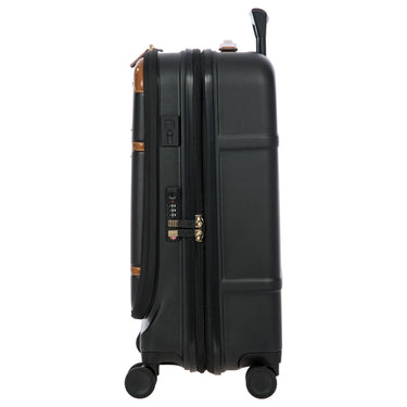 Brics Bellagio - 4-Rollen-Kabinentrolley mit Vortasche 55 cm erw. recycelt (black/tan) - Ansicht 3