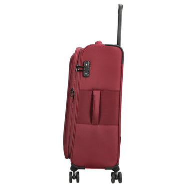 D&N Travel Line 9704 - 4-Rollen-Trolley M 68 cm erw. (dark red) - Ansicht 3