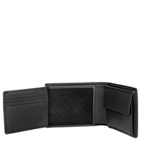 BOSS Arezzo 8cc - Herrengeldbörse Leder 12 cm (black) - Markenkoffer