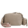 BOSS Women's Addison - Borsa a tracolla 19 cm (beige chiaro)