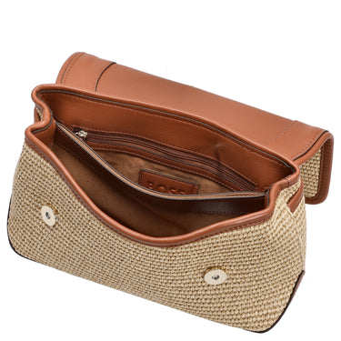 BOSS Women's B Icon - Schultertasche 24.5 cm (natural) - Markenkoffer