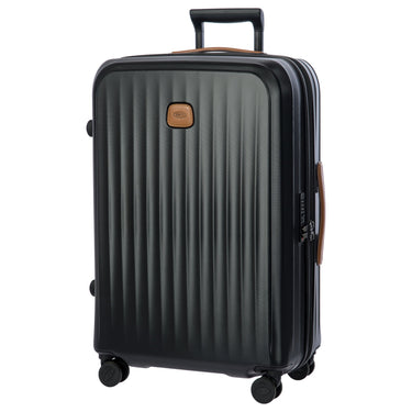 Brics Taormina - 4 - Rollen - Trolley M 69 cm erw. (schwarz) - Markenkoffer