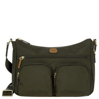 Brics X - Bag Shopper M - Schultertasche 34 cm (olive) - Markenkoffer