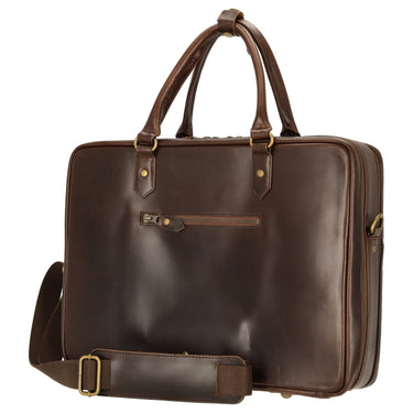 Buckle & Seam Albert - Aktentasche XL 41 cm (brown/blue) - Markenkoffer