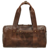 Buckle & Seam Chap Travel Bag 40 cm (brown/dots)