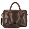 Buckle & Seam Everett - Borsa da lavoro 16" 38 cm (marrone)