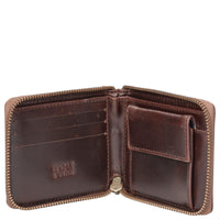 Buckle & Seam Grind Blu - Geldbörse 3cc 12 cm (brown) - Markenkoffer