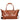 Buckle & Seam Linwood Weekender - Reisetasche 50 cm Leder (cognac/dots) - Markenkoffer