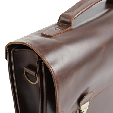 Buckle & Seam Notes - Aktentasche 15" 40 cm (brown - dots) - Markenkoffer