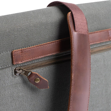 Buckle & Seam Times Canvas - Messenger Bag 15.7" 36 cm (grün) - Markenkoffer
