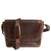 Buckle & Seam Times - Messenger Bag 15.7" 36 cm (marrone a pois)