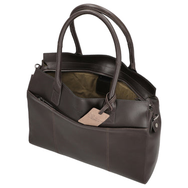 Burkely Fundamentals Vintage Doris - Schultertasche 15.6'' 39 cm (dark brown) - Markenkoffer