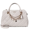 Guess Libby 2 Comp Satchel - Borsa a mano 30 cm (off white)