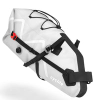 Cyclite Borsa da sella / 02 - Borsa da sella (Bikepacking) 52 cm (grigio chiaro)