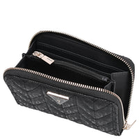 Guess Stacey SLG Medium Zip - Portafoglio 4cc 14 cm (black)