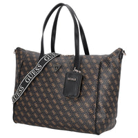 Guess Latona Carryon L - Borsa shopper 51 cm (brown logo/black)