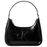 Calvin Klein Bold Monogram Metall - Schultertasche 43 cm (black) - Markenkoffer