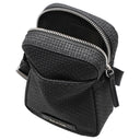 Calvin Klein Embossed Wovan - Umhängetasche 17 cm (black) - Markenkoffer