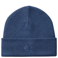 Calvin Klein Fine Rib - Beanie (blue) - Markenkoffer