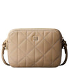 Calvin Klein Quilted Emblem - Borsa a tracolla 18 cm (colore: desert taupe)