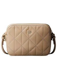 Calvin Klein Quilted Emblem - Umhängetasche 18 cm (desert taupe) - Markenkoffer