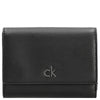 Calvin Klein RE-Lock Medium Trifold - Portafoglio in Gel 3cc 13 cm (nero)